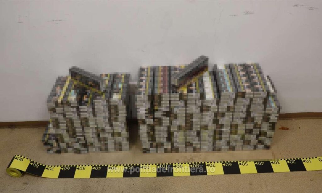Aproximativ 60.000 de țigarete de contrabandă, descoperite la Calafat și Giurgiu