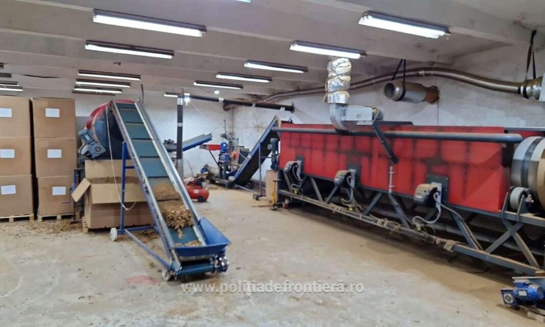 Fabrică ilegală de țigarete