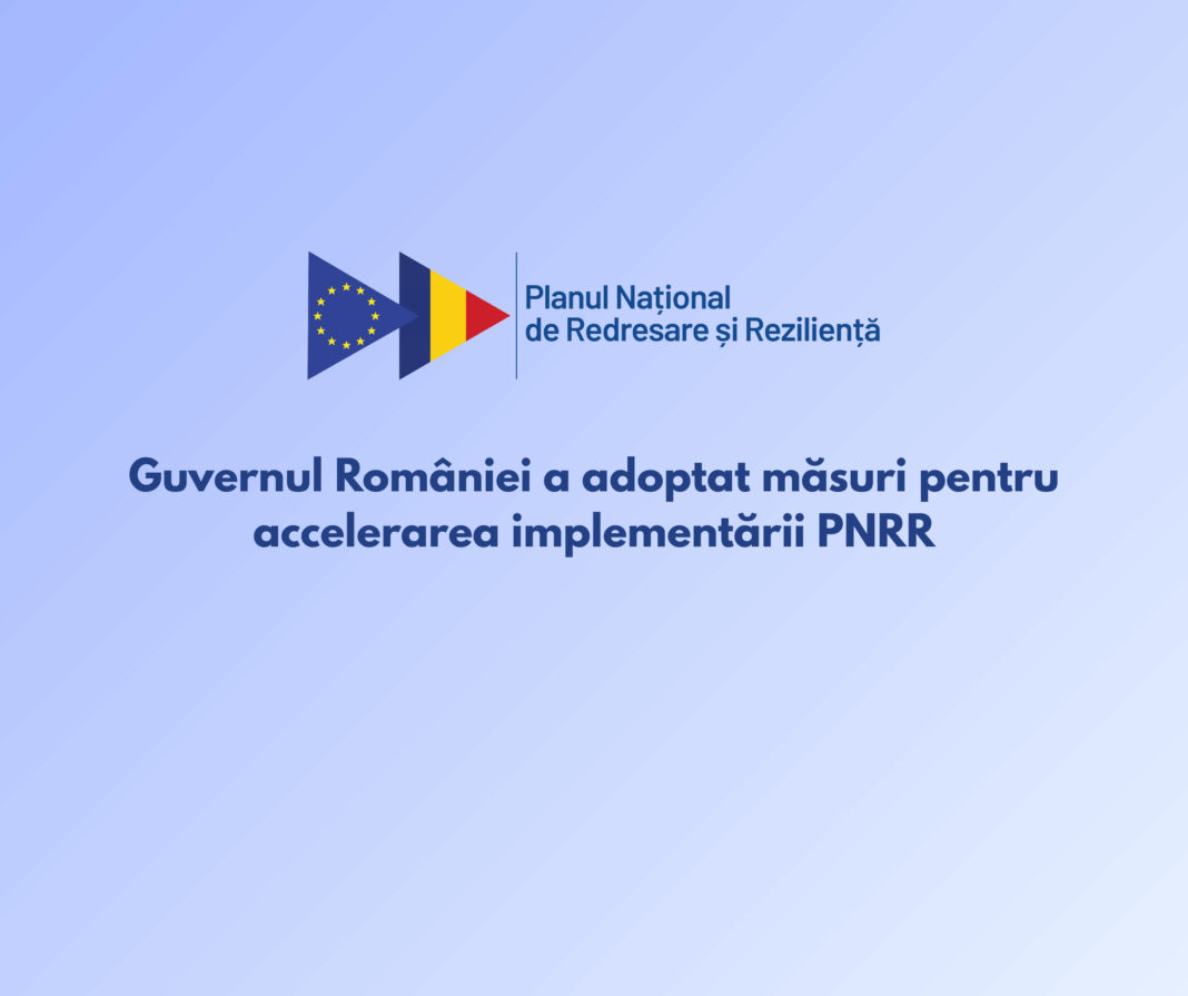 Guvernul adoptă un memorandum privind renegocierea PNRR