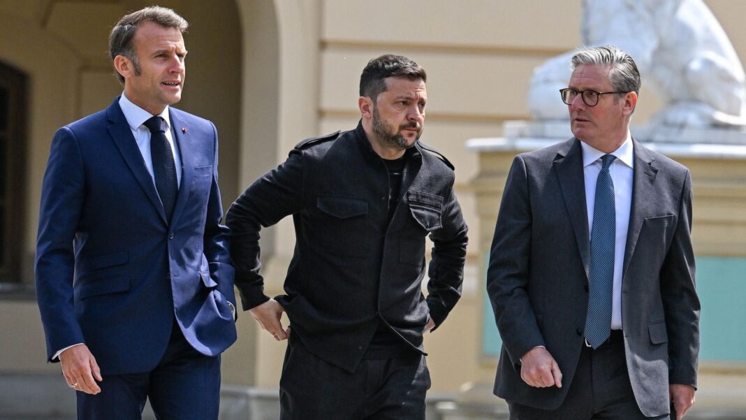 Macron, Zelenski și Starmer