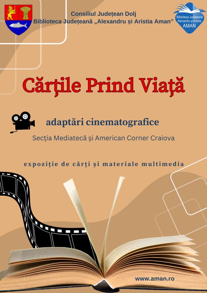 Craiova: „Cărțile prind viață: adaptări cinematografice”, la „Aman“