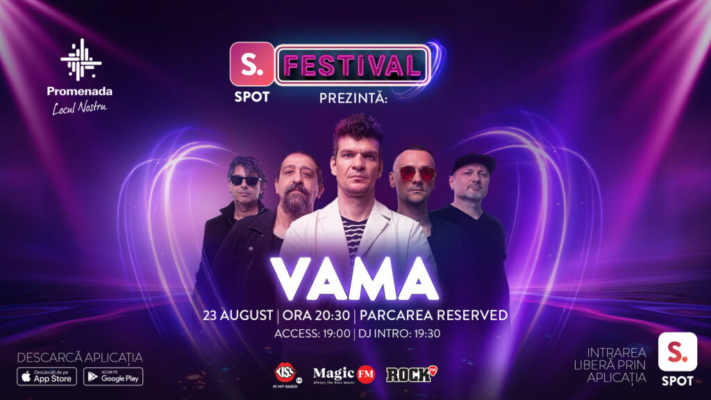 VAMA vine în concert la Promenada Craiova