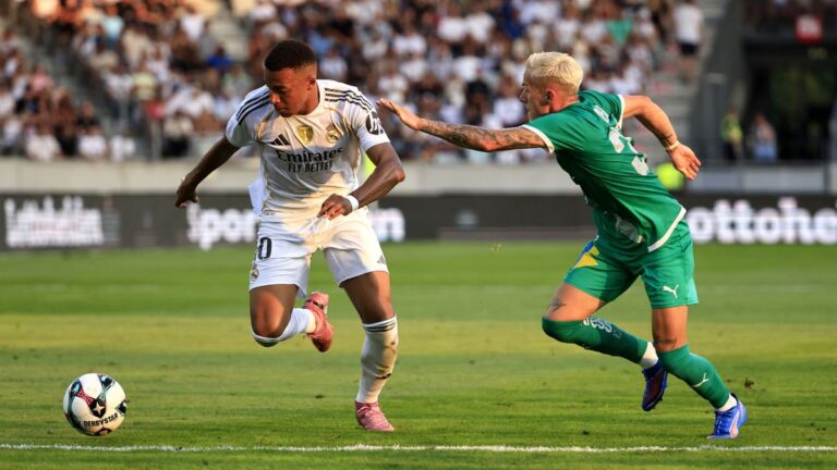 Real Madrid și-a făcut „reglajele“ cu WSG Tirol. Mbappe are poftă de gol