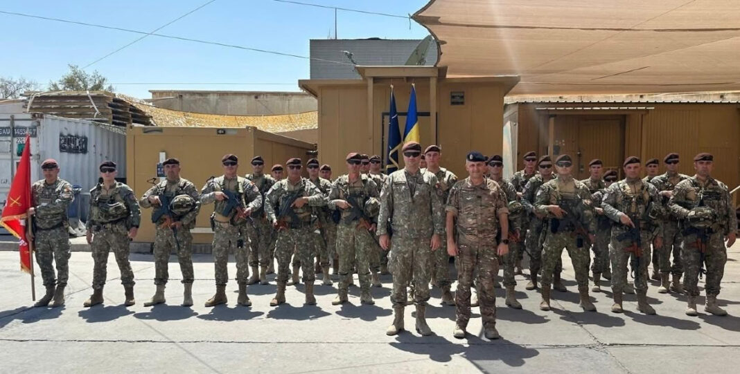 Scorpionii Roșii, în misiune de instruire în Irak (foto: Bogdan Piciu)