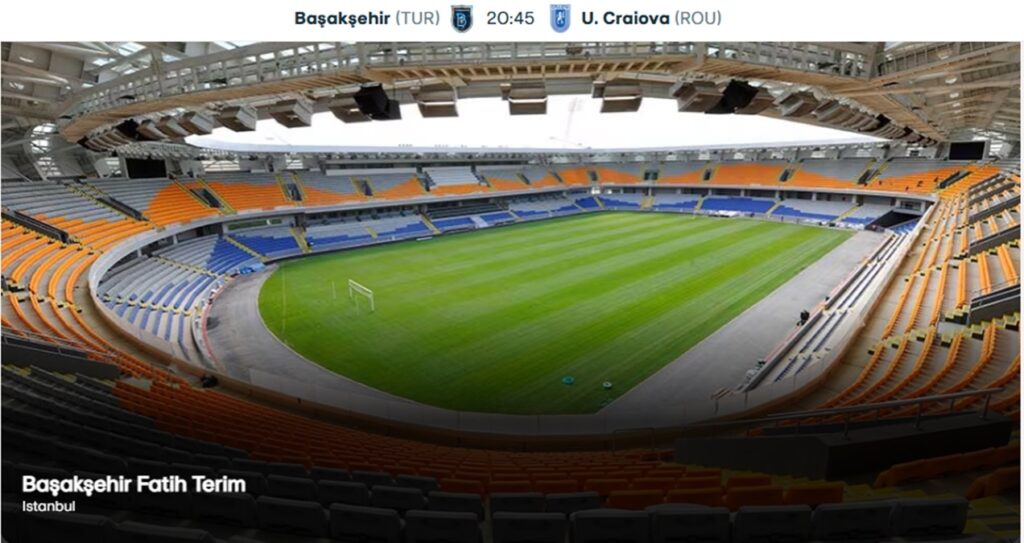 Conference League | UEFA a anunțat brigada meciului Basaksehir – „U“ Craiova