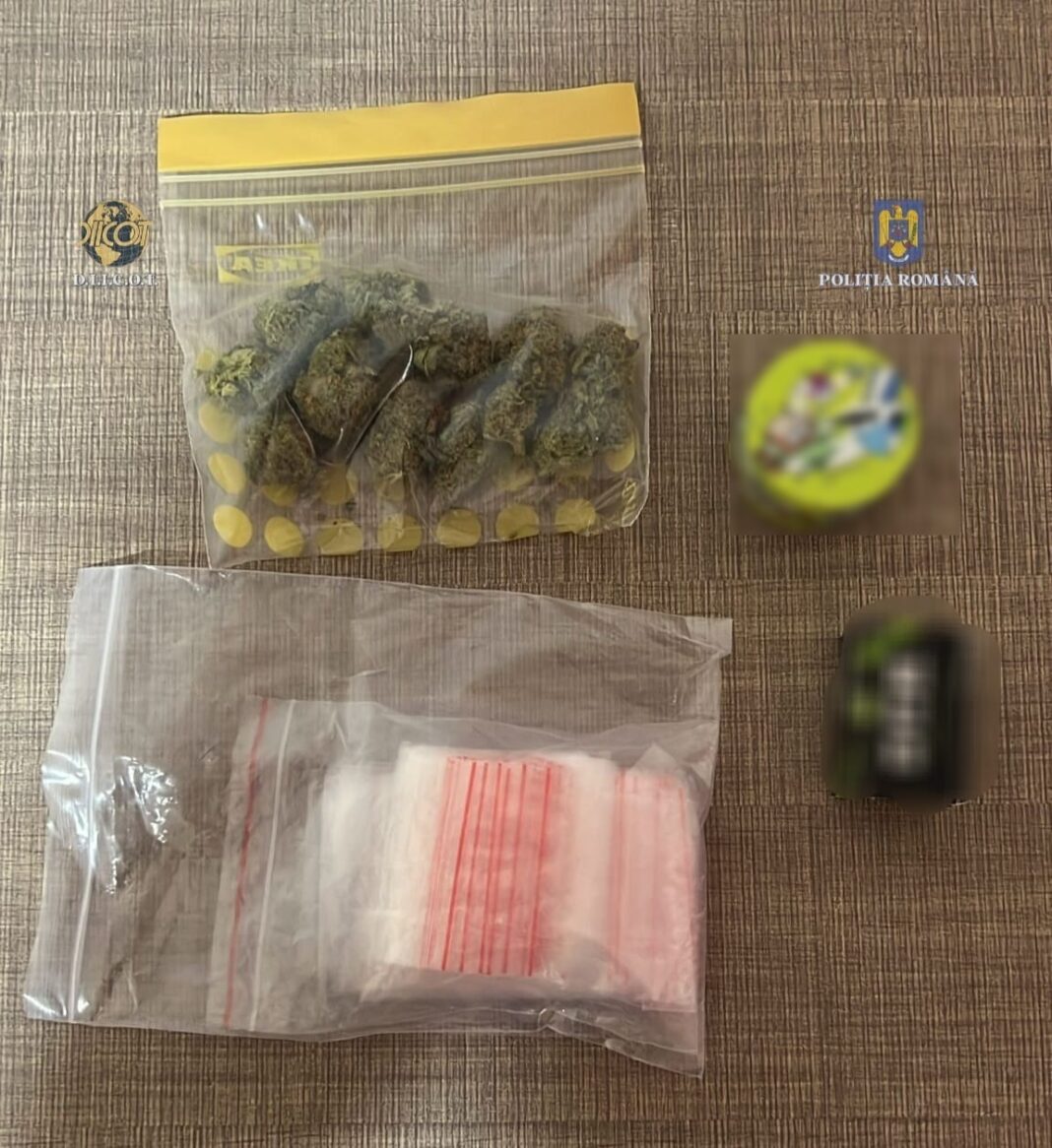 Tânăr de 19 ani, prins în flagrant la Craiova cu droguri asupra sa