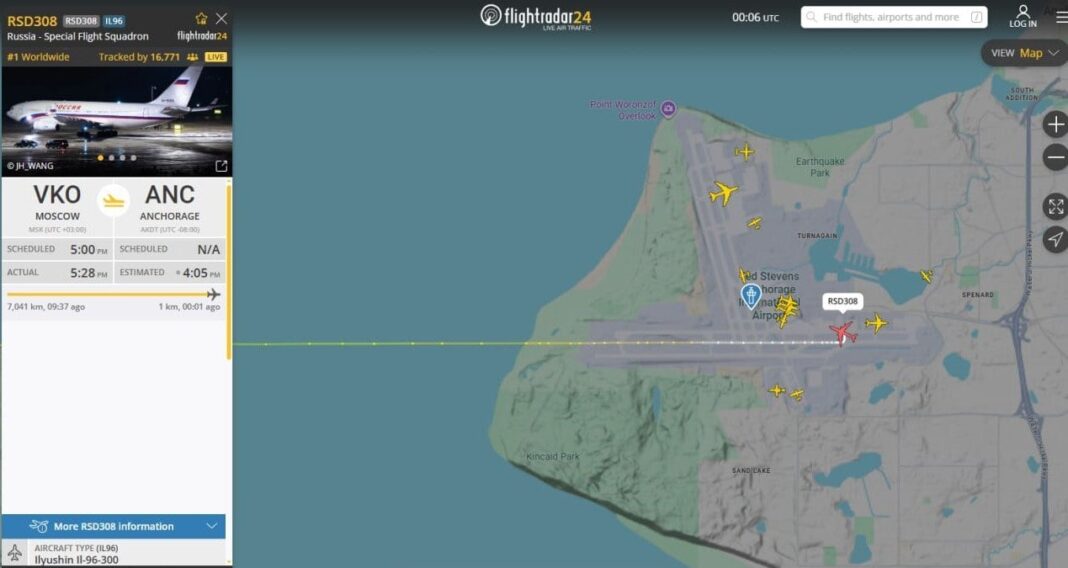 Dictatorul rus Vladimir Putin a sosit într-o vizită regională la Magadan. După escală, va călători în Alaska pentru a participa la un summit cu președintele american Donald Trump