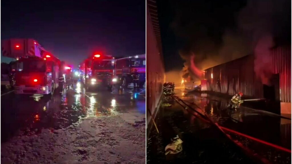 Incendiu Vast în Complexul Dragonul Roșu, Afectând 2.000 de Metri Pătrați