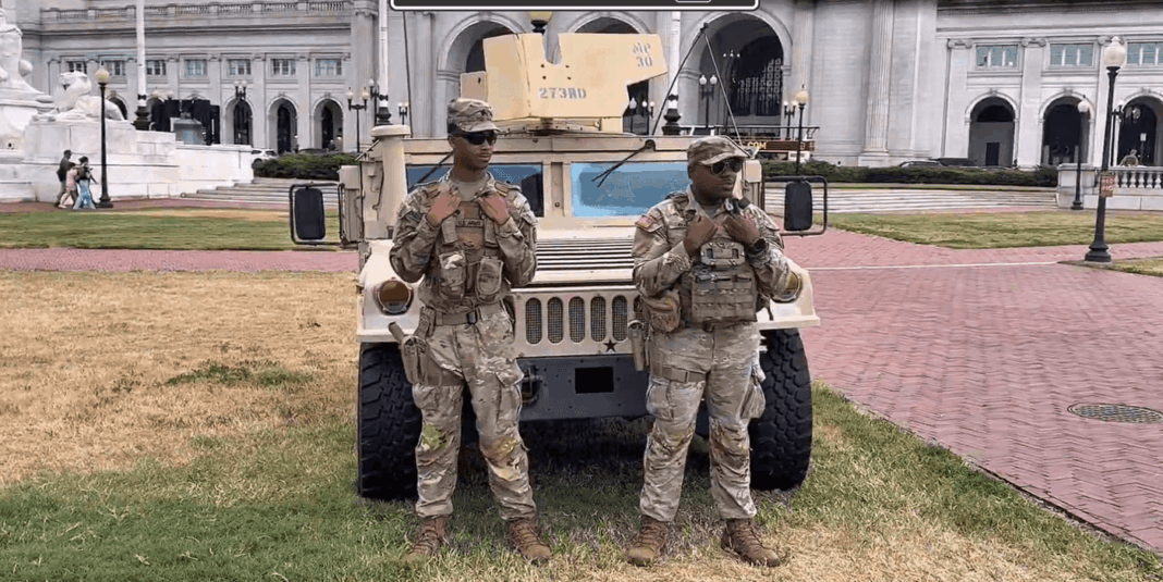 Garda Naţională americană, mobilizată la Washington, a început să poarte arme