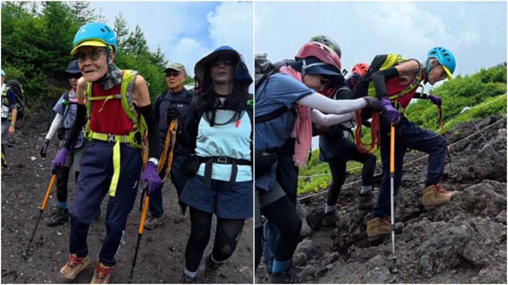 Un japonez de 102 ani, cel mai vârstnic om care a ajuns pe vârful Muntelui Fuji