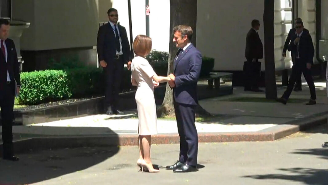 Președintele Franței, Emmanuel Macron, în vizită la Chișinău