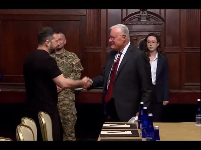 (VIDEO) Volodimir Zelenski s-a întâlnit cu reprezentantul lui Trump pentru Ucraina 