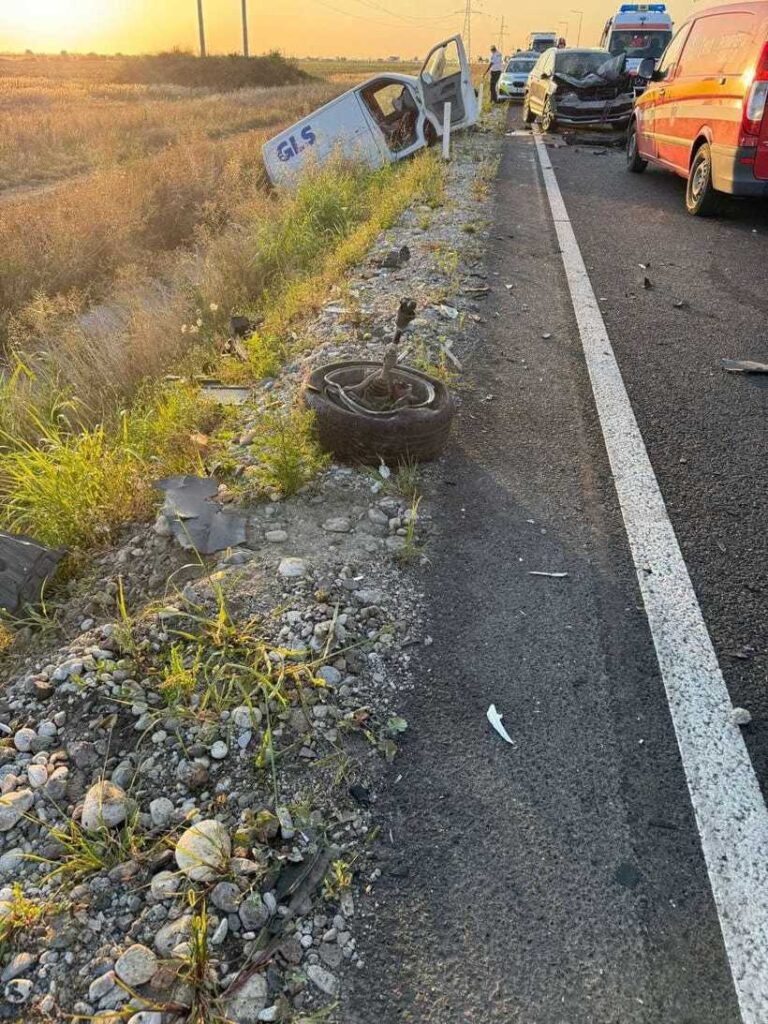 Accident pe Centura Timișoara – patru persoane rănite, între care un minor