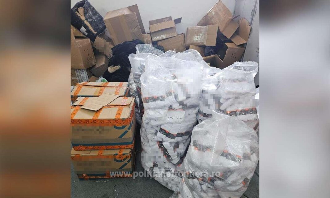 1757581269405-871-S4 Polițiștii de frontieră din Giurgiu au descoperit produse susceptibile a fi contrafăcute de peste 1 milion de lei