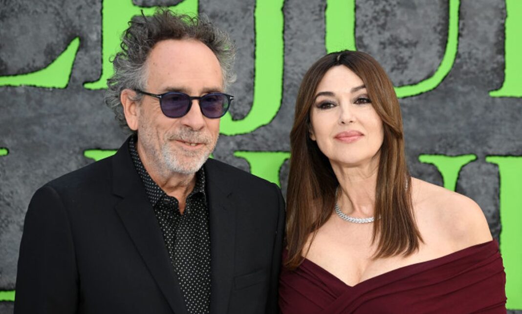 Monica Bellucci a confirmat despărțirea de regizorul Tim Burton
