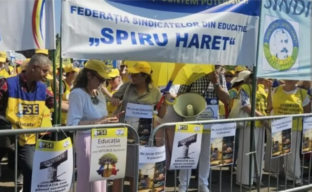 Profesorii vor protesta la Guvern în prima zi de școală 