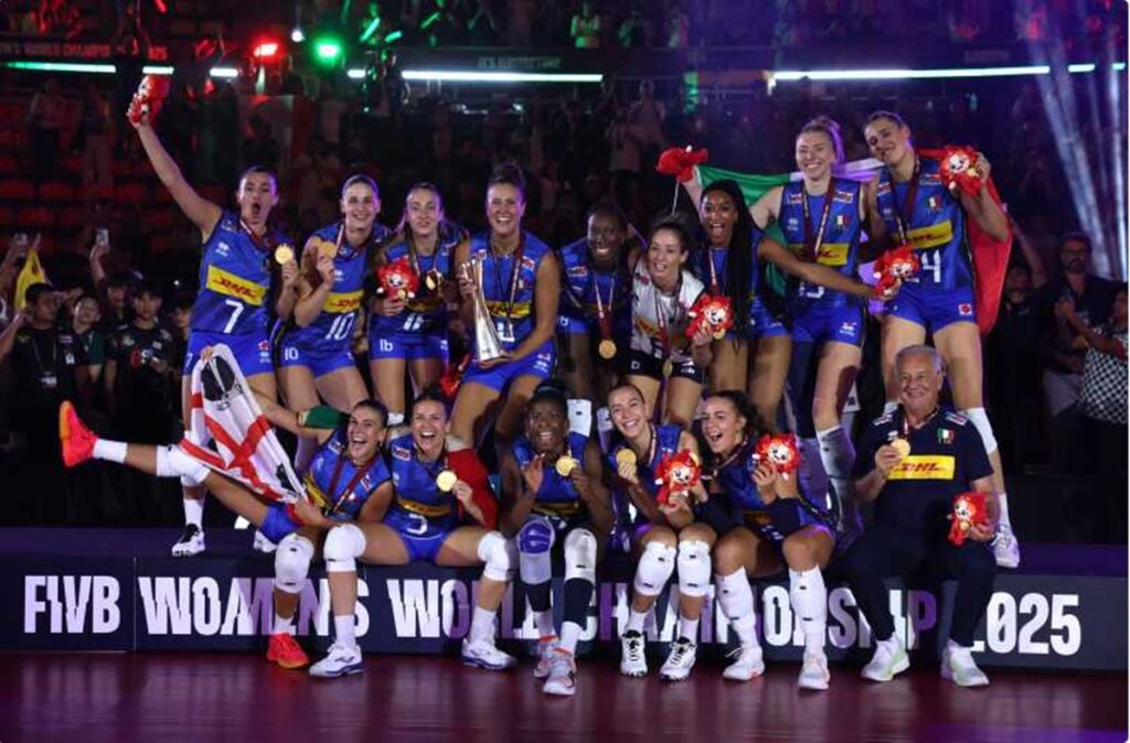 Volei (f) | Campioana olimpică Italia a cucerit titlul mondial