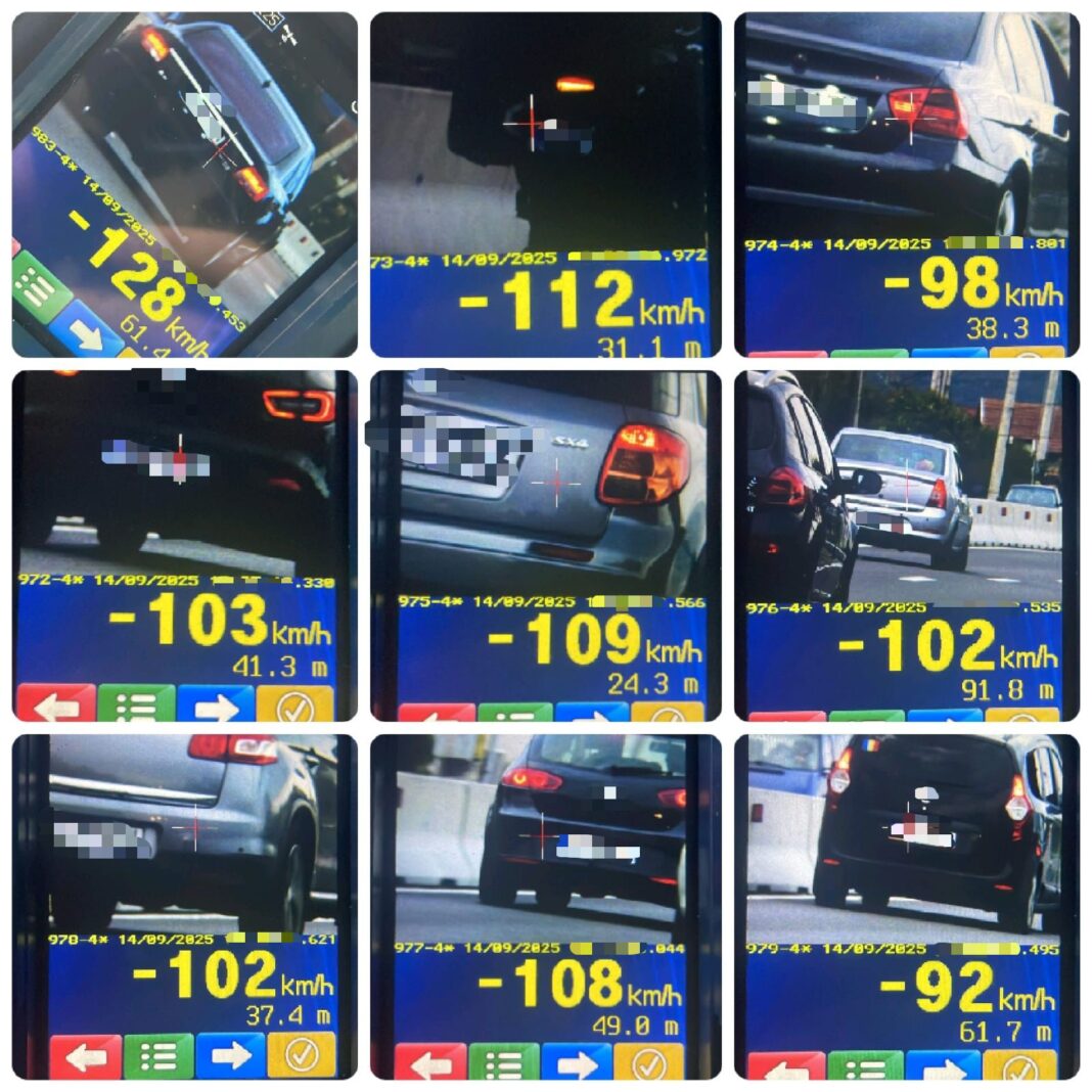 Peste 800 de amenzi și 84 de permise reținute