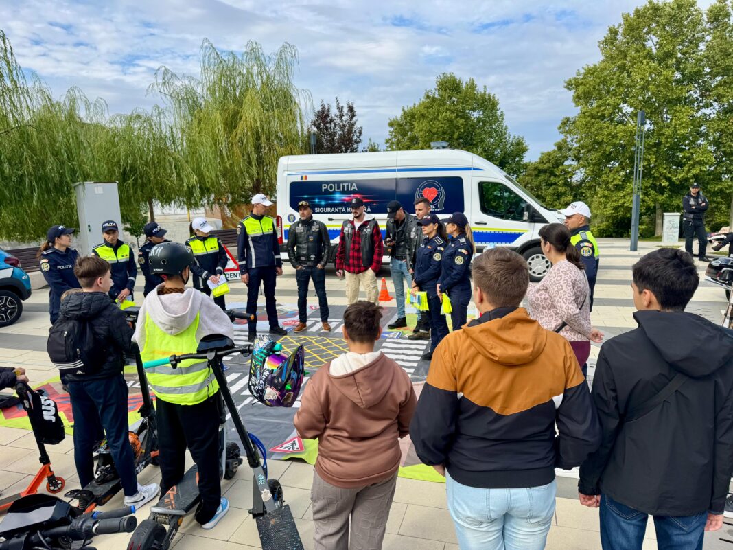Olt: „Siguranță pe două roți”, acțiune de informare și prevenire pentru utilizatorii de biciclete și trotinete