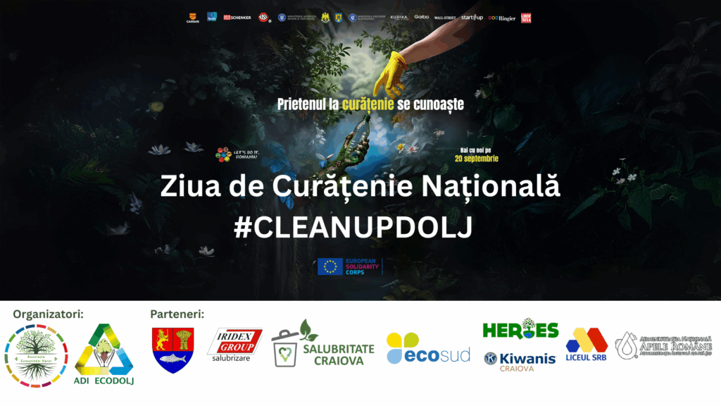 Doljul se mobilizează: peste 12.000 de voluntari participă la Ziua de Curățenie Națională