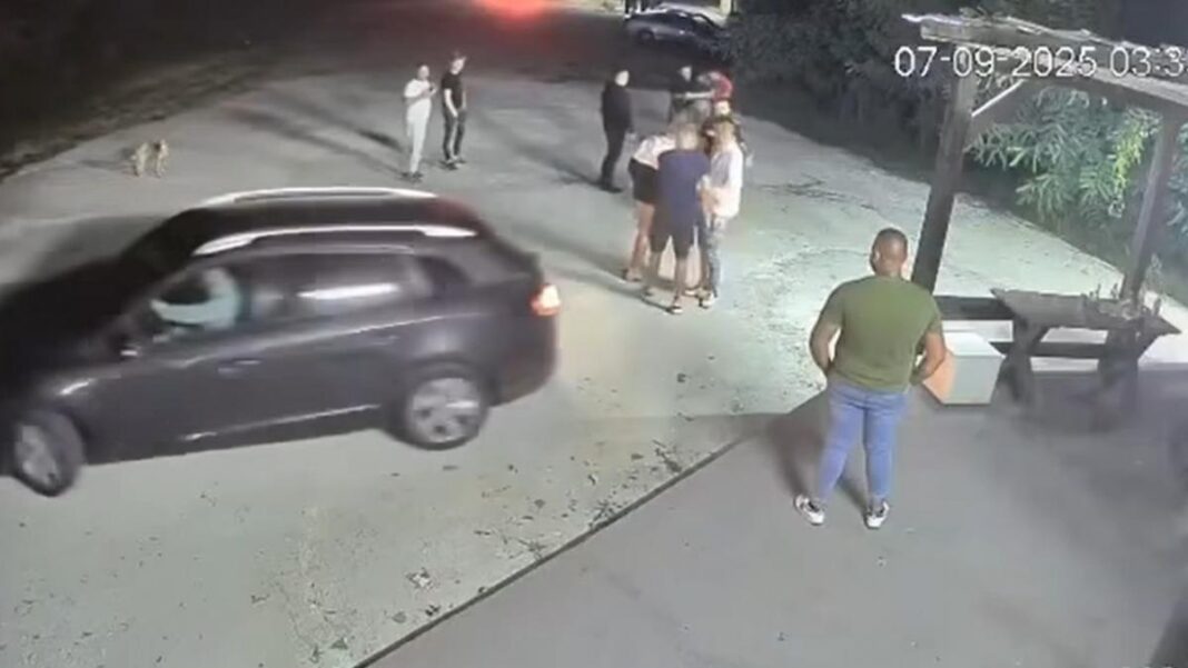acc bistrita Un șofer beat și drogat a intrat cu mașina într-un grup de tineri