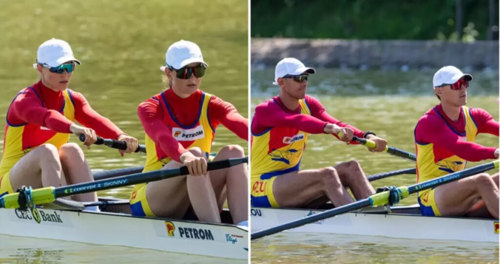 Aur şi argint pentru România într-o zi fantastică la Mondialele de canotaj