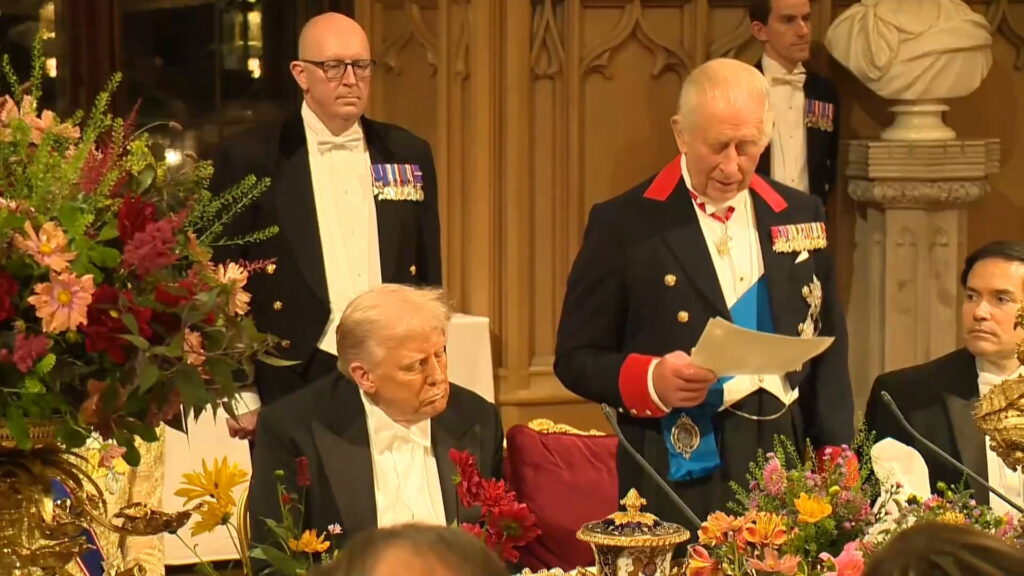 (VIDEO) Regele Charles și Donald Trump salută relația specială dintre Marea Britanie și SUA la banchetul de stat