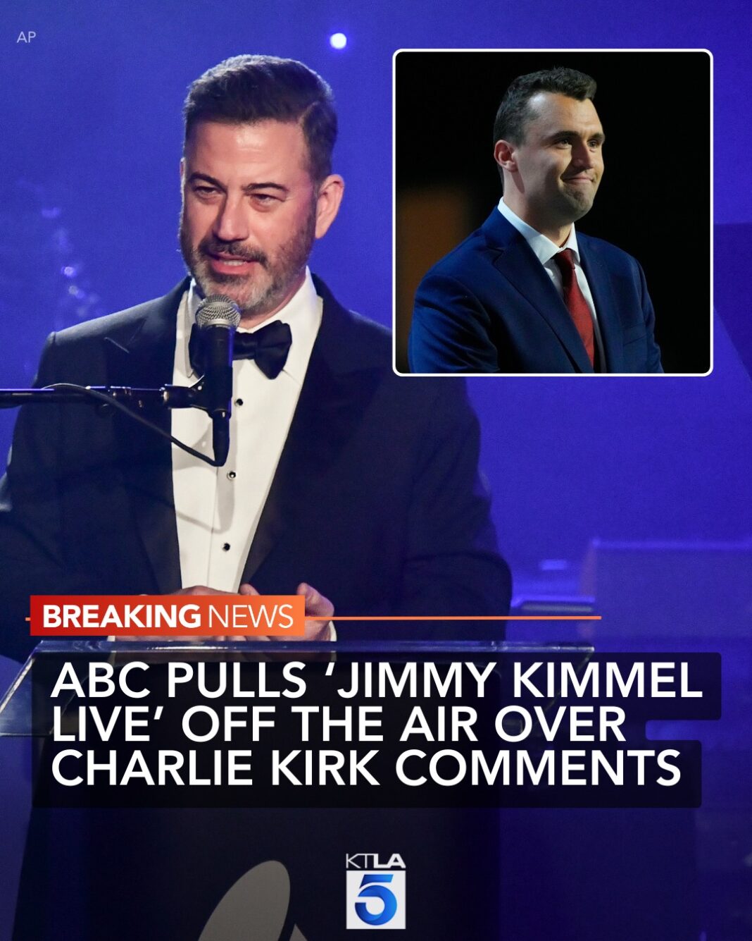 ABC retrage emisiunea lui Jimmy Kimmel, după comentariile comendiantului despre presupusul ucigaş al lui Charlie Kirk