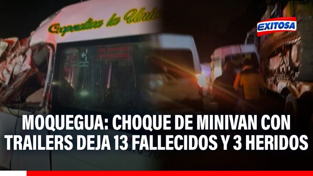 (VIDEO) Tragedie rutieră în Peru: 14 morți și patru răniți după coliziunea dintre un microbuz și un camion