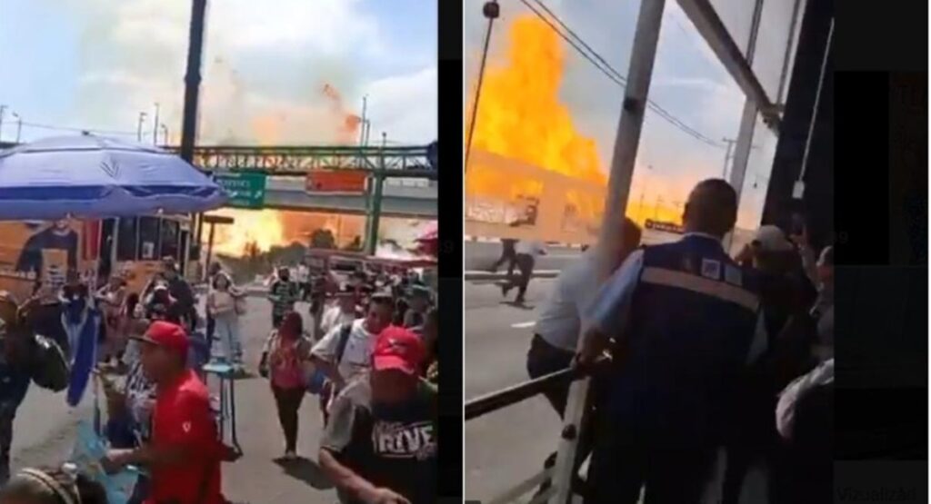 Un camion plin de benzină a explodat în Ciudad de Mexico! Sunt peste 57 de răniţi