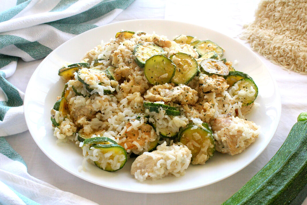 orez cu dovlecei Orez cu dovlecei și pui