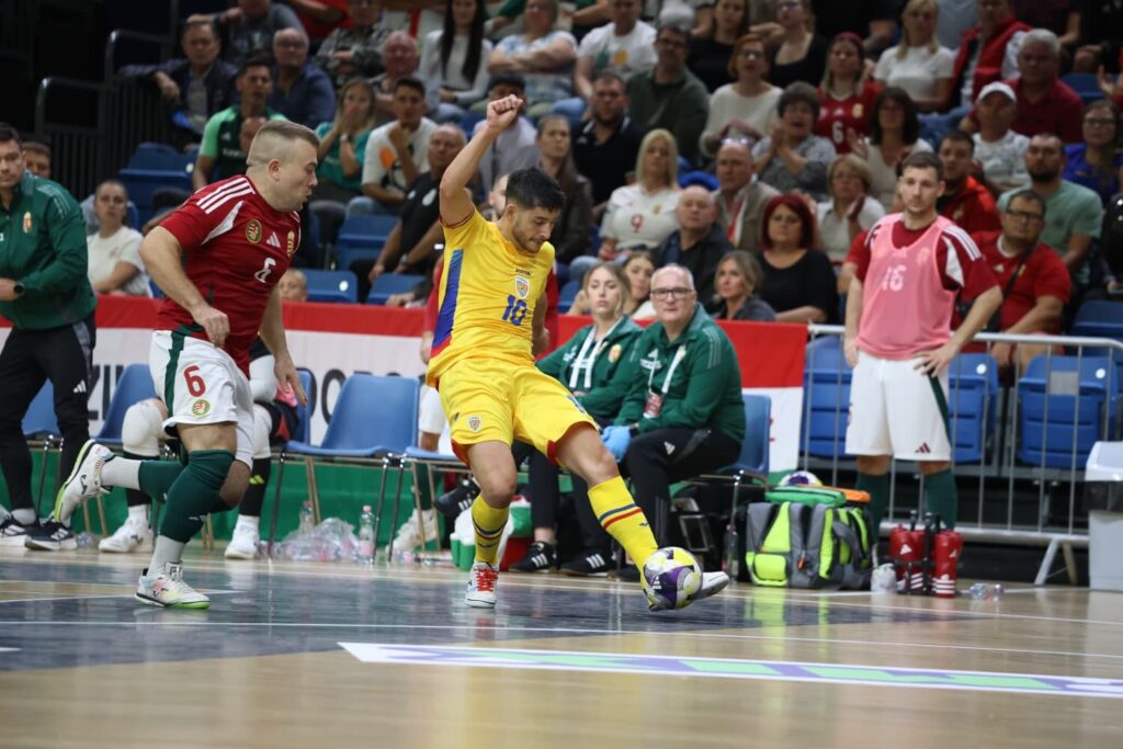 Futsal / România, învinsă de Ungaria cu 3-2 în barajul pentru EURO 2026