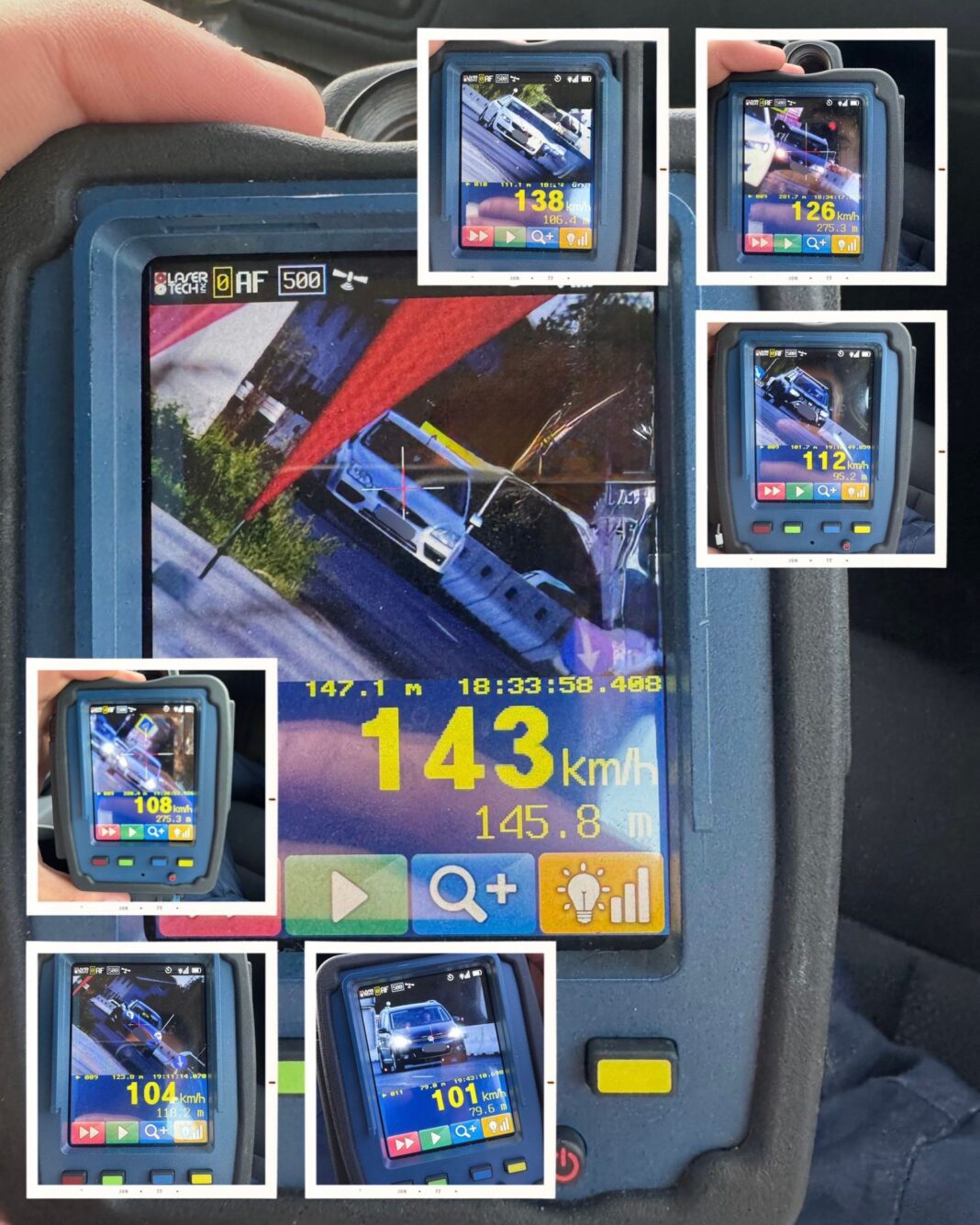 Polițiștii doljeni au lăsat fără permis 120 de șoferi vitezomani