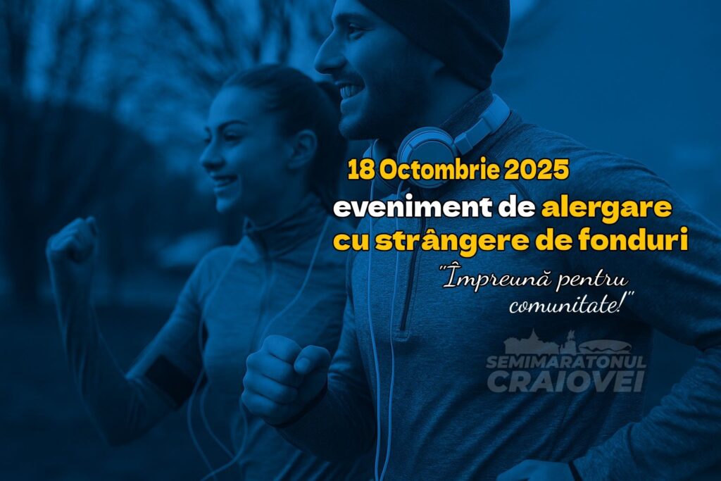 Restricții de circulație în Craiova pentru Semimaratonul Craiovei – ediția a VII-a
