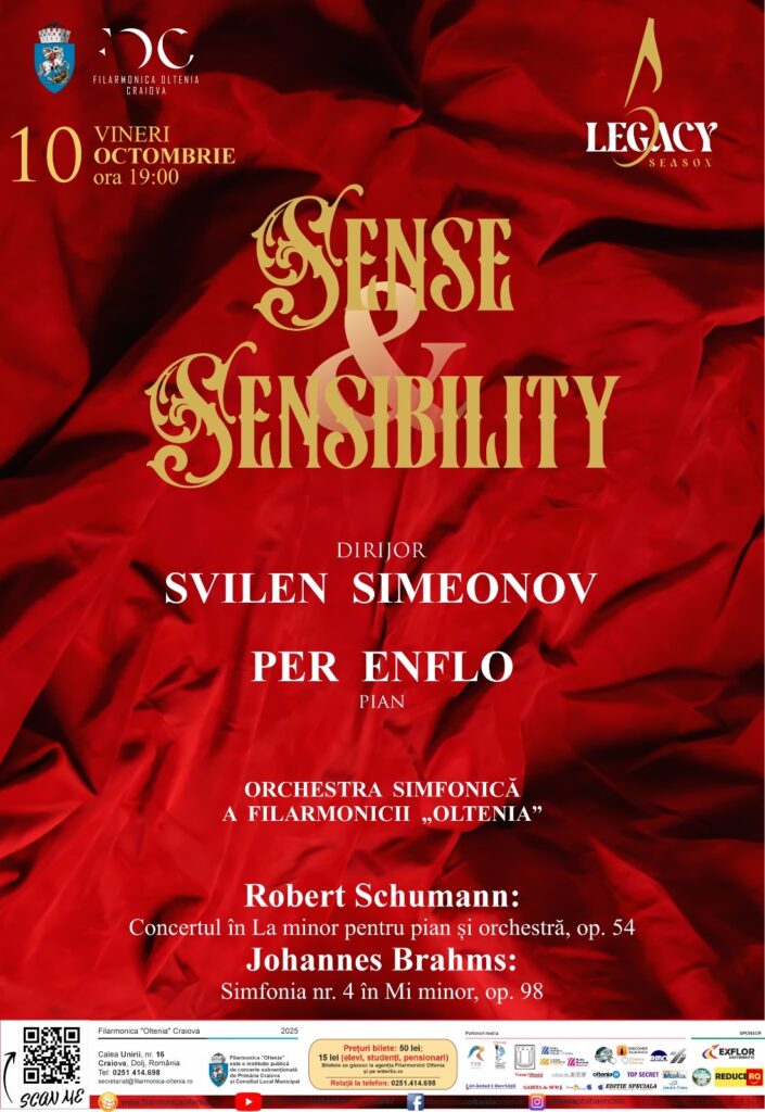 Sense & Sensibility – Concert simfonic la Filarmonica ”Oltenia”