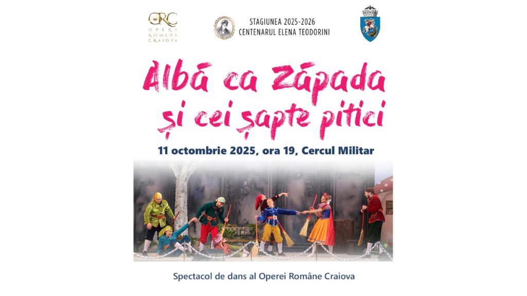 Dans, muzică și poveste: două spectacole fermecătoare la Opera Craiova