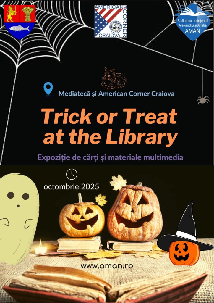 „Trick or Treat at the Library” – expoziție dedicată sărbătorii de Halloween la Biblioteca „Aman”