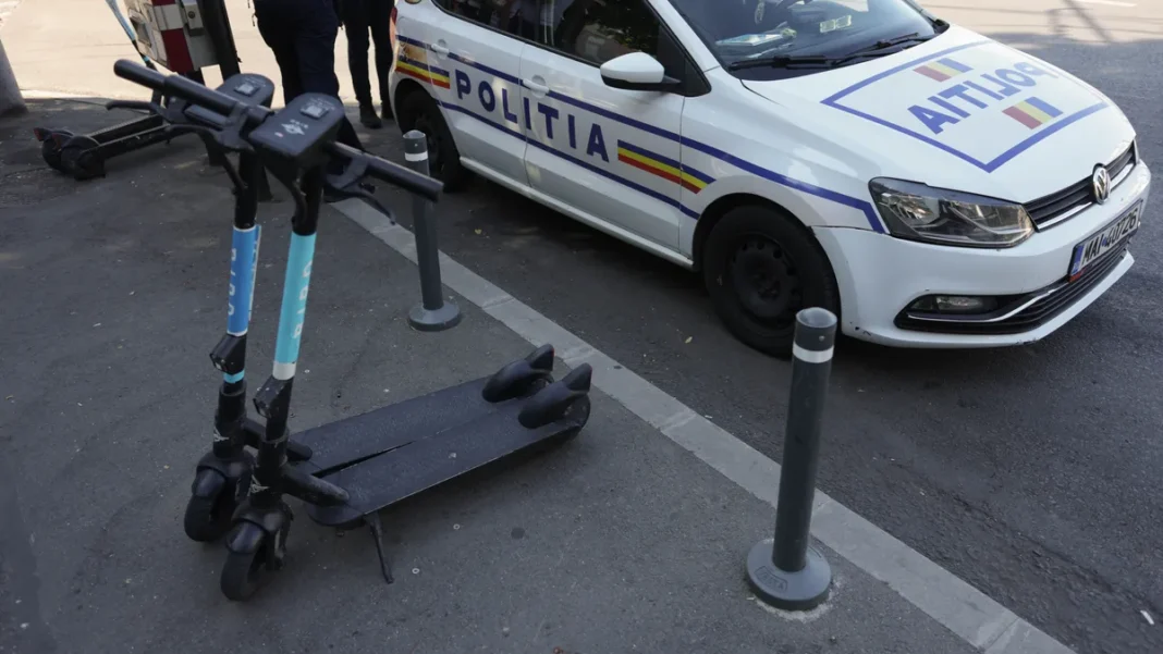 Copil accidentat de o trotinetă electrică în timp ce traversa pe trecerea de pietoni