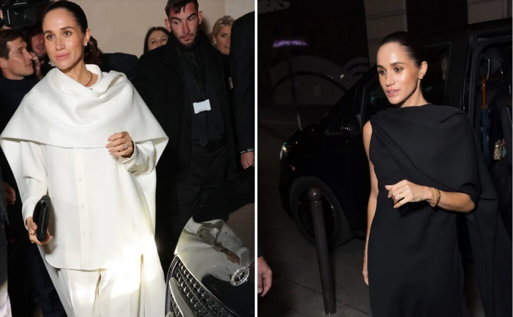 (VIDEO) Meghan Markle, apariție surpriză la Săptămâna Modei de la Paris. Ducesa de Sussex a susținut noul director de creație al Balenciaga