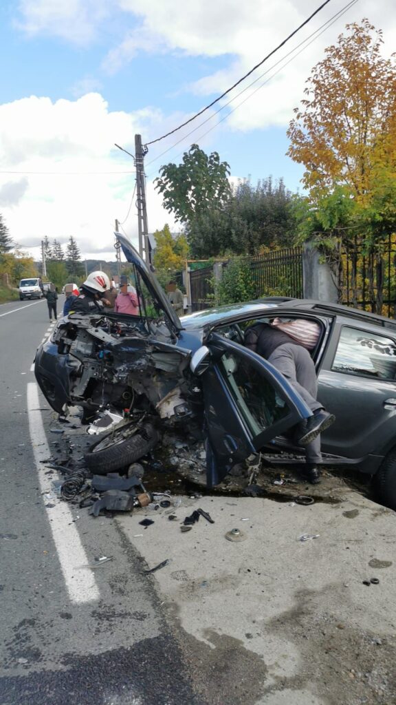 Accident rutier în localitatea Păușești-Măglași
