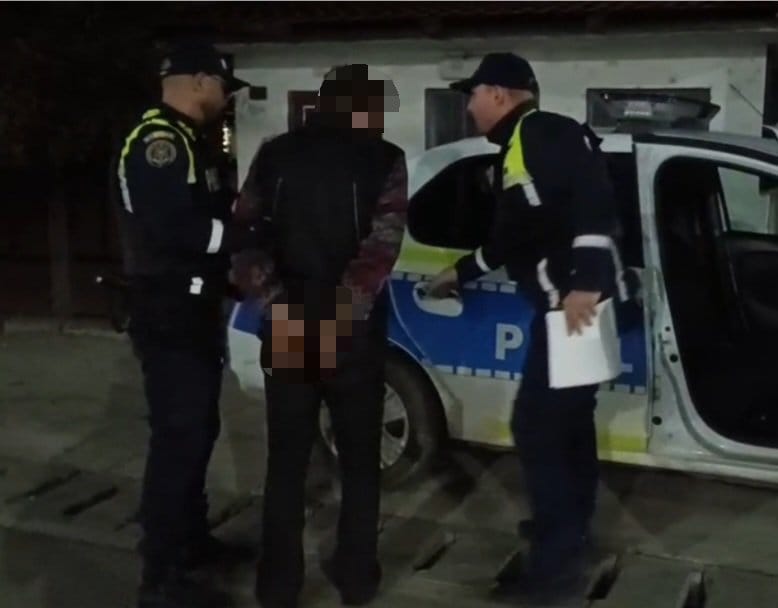 (VIDEO) Bărbat reținut pentru încălcarea ordinului de protecție în Ciupercenii Noi