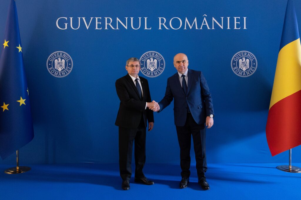 Întrevedere la Palatul Victoria: Premierul Ilie Bolojan s-a întâlnit cu președintele Parlamentului Republicii Moldova, Igor Grosu