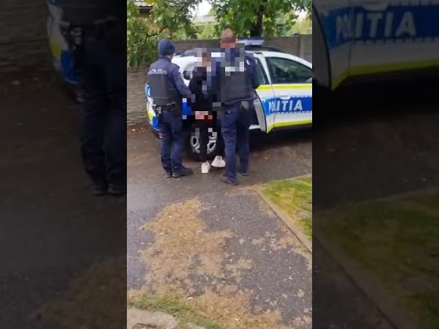 (VIDEO) Tânăr din comuna Celaru, reținut pentru agresiune și tulburarea ordinii publice