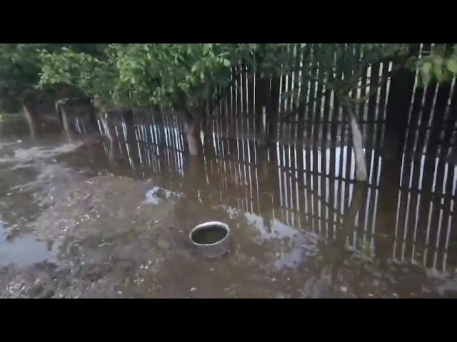 (VIDEO) Pompierii olteni în acțiune non-stop: evacuări de apă și îndepărtarea crengilor căzute