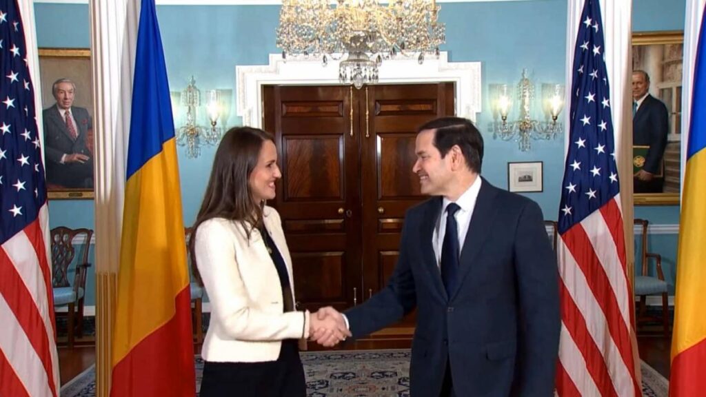 Oana Ţoiu s-a întâlnit la Washington cu șeful diplomației americane, Marco Rubio. „O întrevedere excelentă”