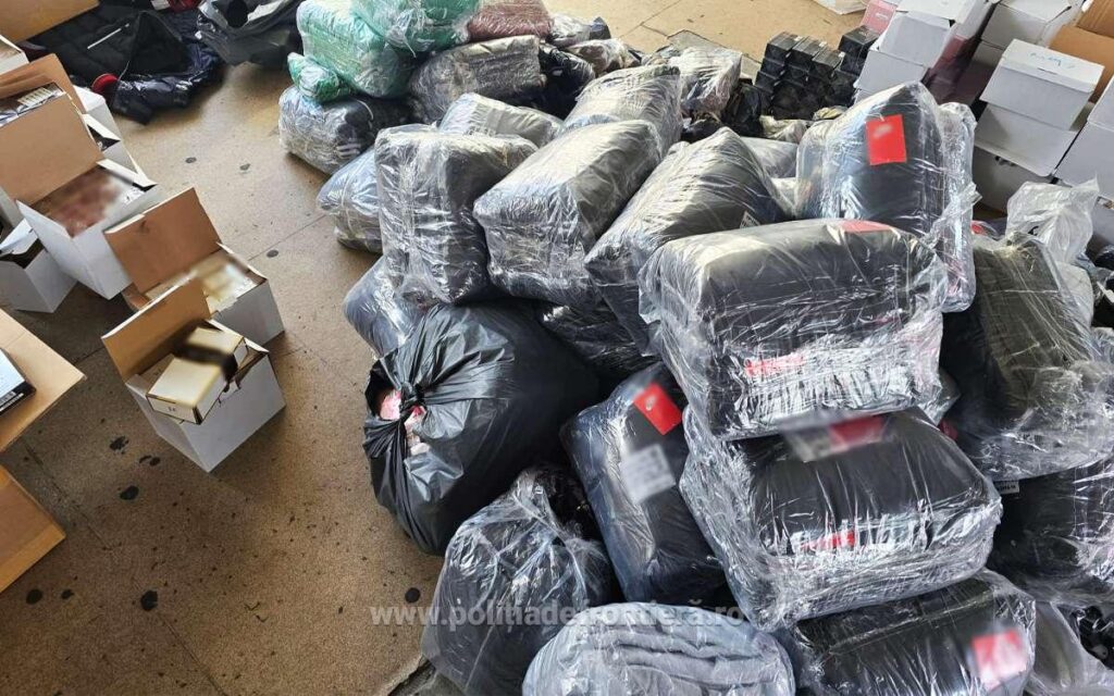 (VIDEO) Bunuri contrafăcute de peste 2,5 milioane lei, descoperite la Calafat și Giurgiu