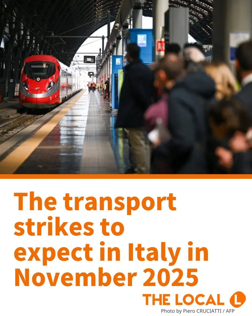 Grevă în sectorul transportului public local și aerian din Italia