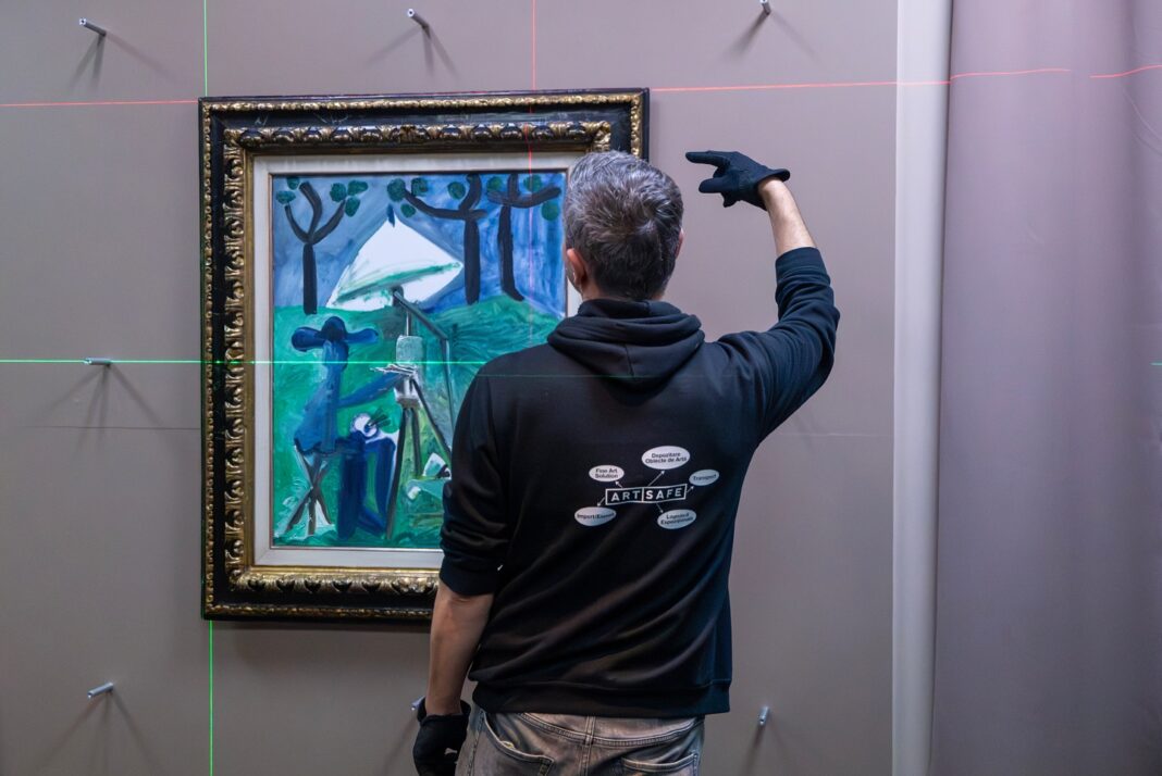 „Pictorul și modelul său în aer liber” la Art Safari Bucureești