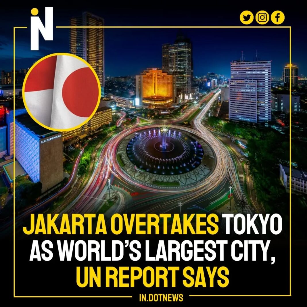 Jakarta a ajuns la 41,9 milioane de locuitori și a depășit Tokyo