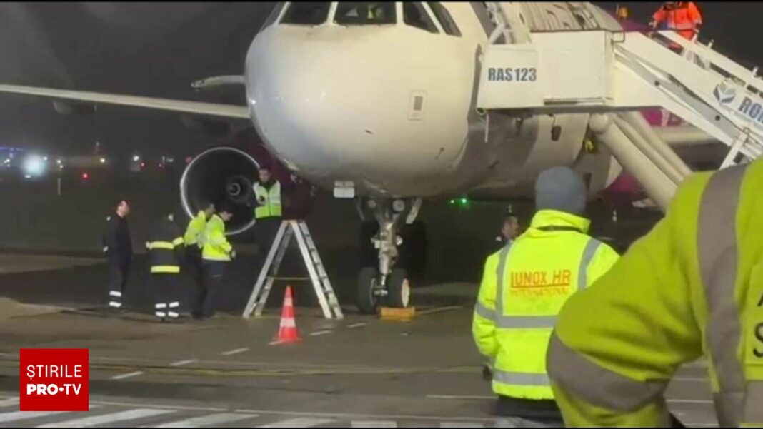 Pasagerii unui avion din Barcelona au fost evacuați de urgență imediat după aterizare